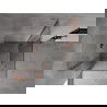 Mexen Mist L Duo душ кабина, 95 x 95 см, прозрачна, четкана мед - 8A4L-095-095-65-00