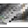 Mexen Mist L Duo душ кабина с отваряеми врати 95 x 90 см, прозрачна, черна - 8A4L-095-090-70-00