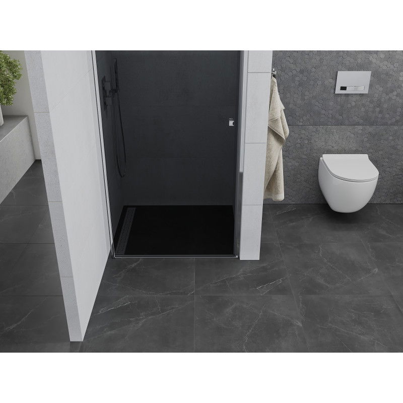 Mexen Pretoria врати за душ кабина отварящи се 100 см, графит, хром - 852-100-000-01-40