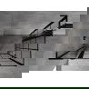 Mexen Mist L Duo душ кабина с панти 105 x 95 cm, черна решетка, черна - 8A4L-105L-095P-70-77