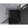 Mexen Pretoria еднокрилна душ кабина 100 x 100 см, графит, хром - 852-100-100-01-40