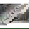 Mexen Mist T отваряема душ кабина 120 x 95 cm, прозрачна, матирана мед - 8A4T-120-095-65-00