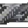 Mexen Pretoria душ кабина отваряне 100 x 90 см, графит, хром + подложка Flat - 852-100-090-01-40-4010