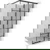Mexen Rox душ стена Walk-in дясна 100 x 200 cm, черна решетка 8 mm, черна - 8C2-100-003-70-77-P