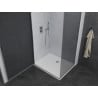 Mexen Pretoria душ кабина с отваряща се врата 100 x 110 см, графит, хром + плосък поддон - 852-100-110-01-40-4010
