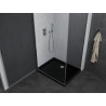 Mexen Pretoria двойна душ кабина 100 x 80 cm, графит, хром + тава Flat, черен