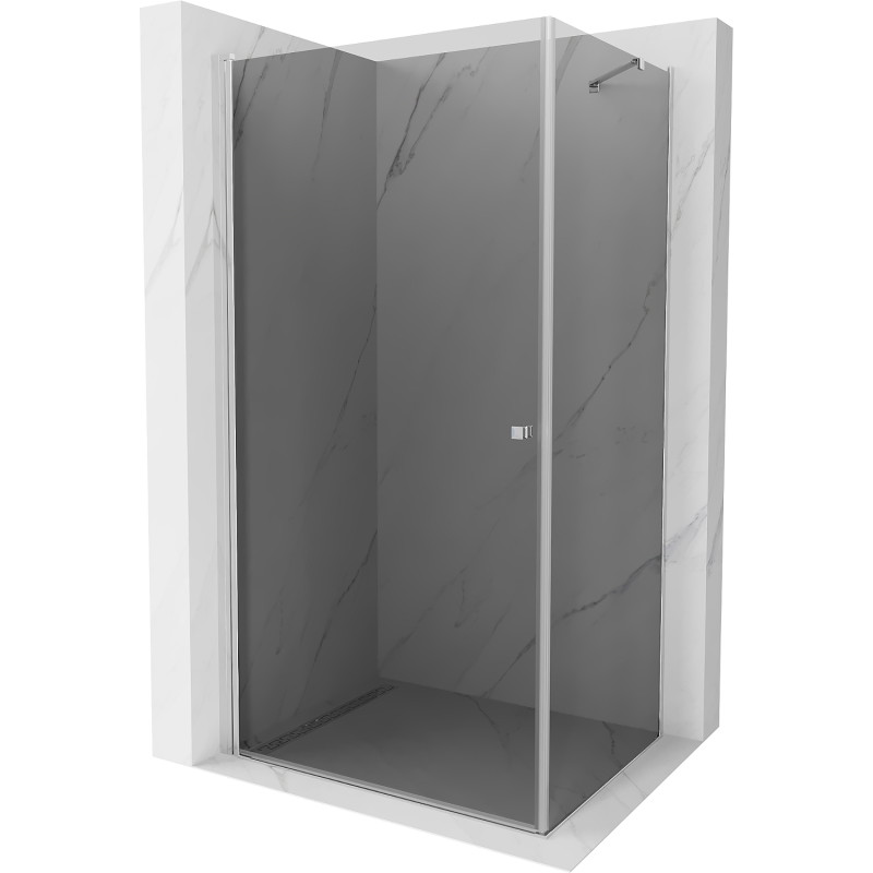 Mexen Pretoria плъзгаща се душ кабина 100 x 110 см, графит, хром - 852-100-110-01-40