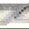 Mexen Omega душ кабина 3-стенна, раздвижна 110 x 90 см, прозрачно стъкло, хром + поддушник Flat - 825-110-090-01-00-3s-4010