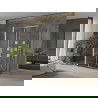 Mexen Omega душ кабина 3-стенна, плъзгаща 110 x 80 см, прозрачна, хром + подложка Flat - 825-110-080-01-00-3s-4070