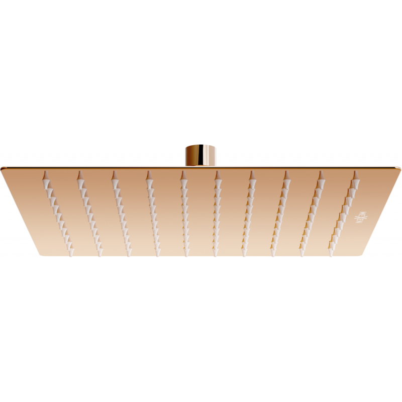 Mexen Slim Дъждовен душ 25 x 25 см, розово злато - 79125-60