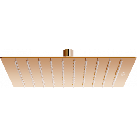 Mexen Slim Дъждовен душ 25 x 25 см, розово злато - 79125-60