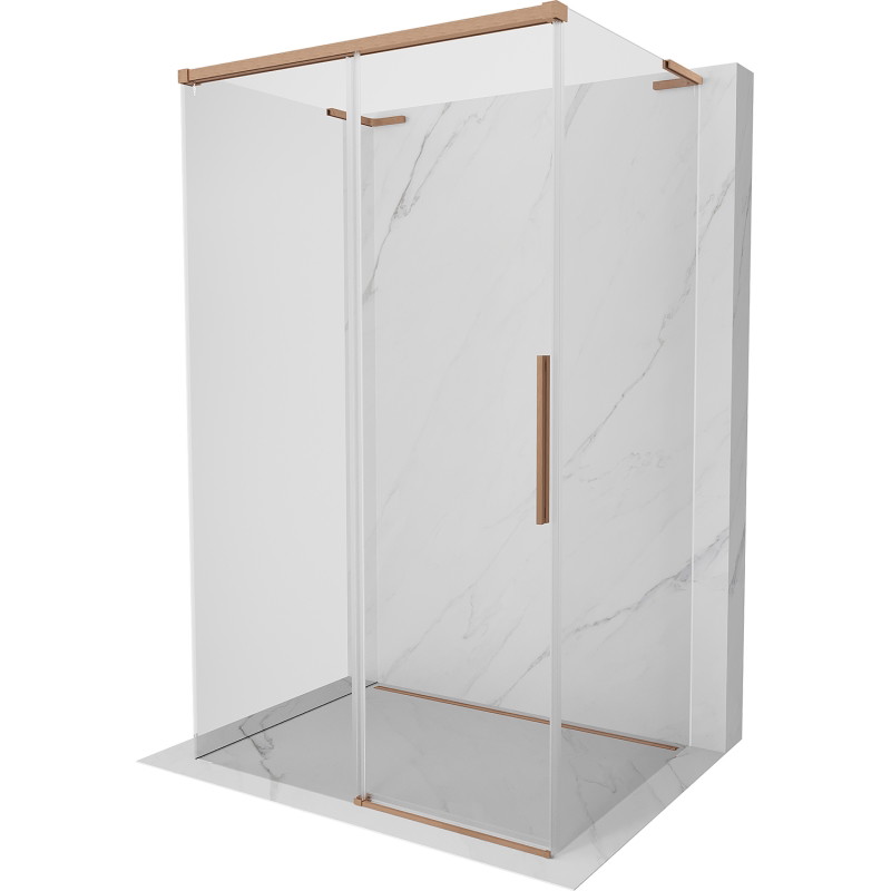 Mexen Rox-3S L тристенна душ кабина с плъзгаща се врата 115 x 110 см, прозрачна,