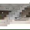 Mexen Omega душ кабина 3-стенна, с плъзгащи се врати 130 x 90 см, прозрачна, хром + поддушник Flat - 825-130-090-01-00-3s-4070