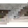 Mexen Omega душ кабина 3-стенна, с плъзгащи се врати 130 x 90 см, прозрачна, хром + поддушник Flat - 825-130-090-01-00-3s-4070