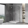 Mexen Mist-H Duo душ кабина с отварящи се врати 95 x 70 см, прозрачно, хром - 8A5-095L-070P-01-00