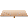 Mexen Slim Дъждовен душ 25 x 25 см, розово злато - 79125-60