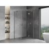 Душ кабина Mexen Mist-H Duo отваряща се 90 x 115 см, прозрачна, хром - 8A5-090L-115P-01-00