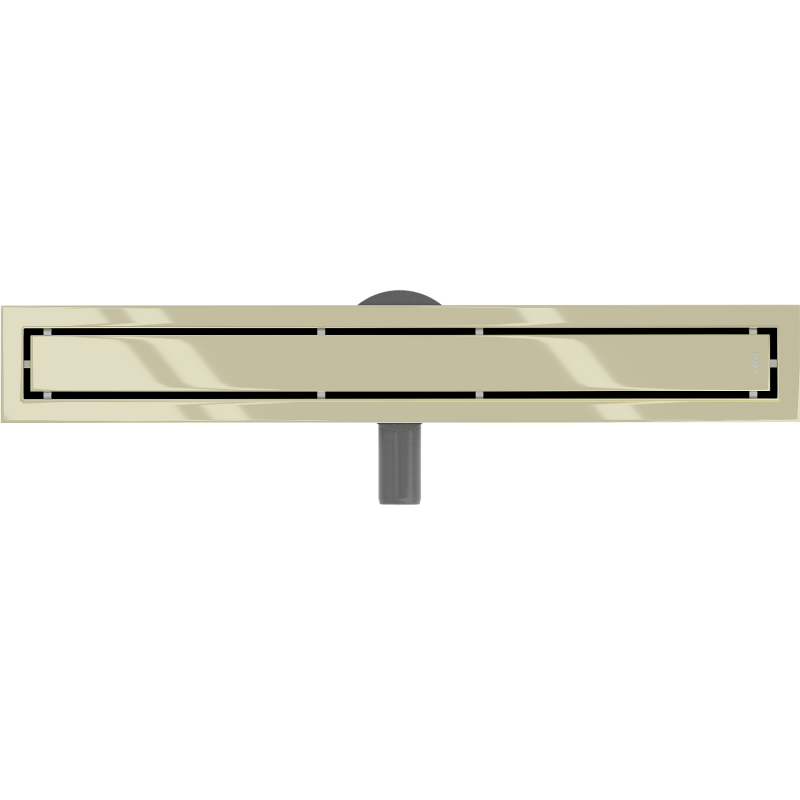 Mexen Flat 360° M13 линеен въртящ се отток 2в1 50 см, златен - 1510050-40