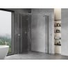 Mexen Mist-H Duo въртяща се душ кабина 105 x 95 cm, прозрачна, хром - 8A5-105L-095P-01-00