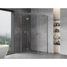 Mexen Mist-H Duo въртяща се душ кабина 105 x 95 cm, прозрачна, хром - 8A5-105L-095P-01-00