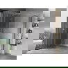 Mexen Mist-H Duo душ кабина, врати 90 x 75 см, прозрачно, хром - 8A5-090L-075P-01-00