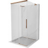 Mexen Rox-3S L душ кабина с 3 стени, плъзгаща се 120 x 120 см, прозрачна, розово злато - 8C2L-120-120-60-00-3S