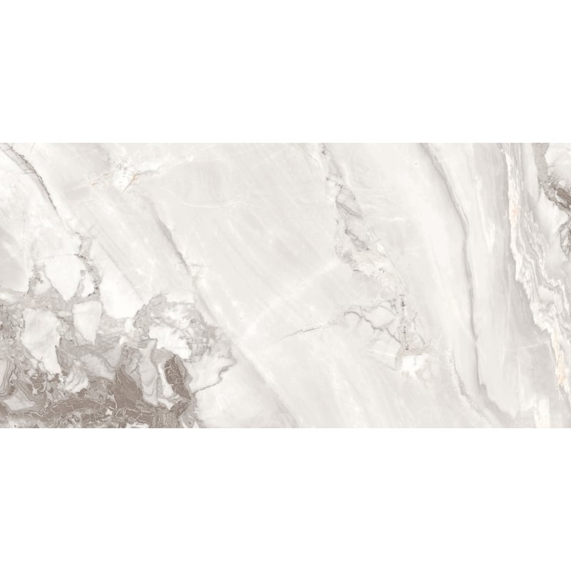 Mexen Limos Бяла пробна плочка от глазуриран керамогранит ректифициран G1, подова-стенова плочка 120 x 60 cm, гланц - TL127-03-S