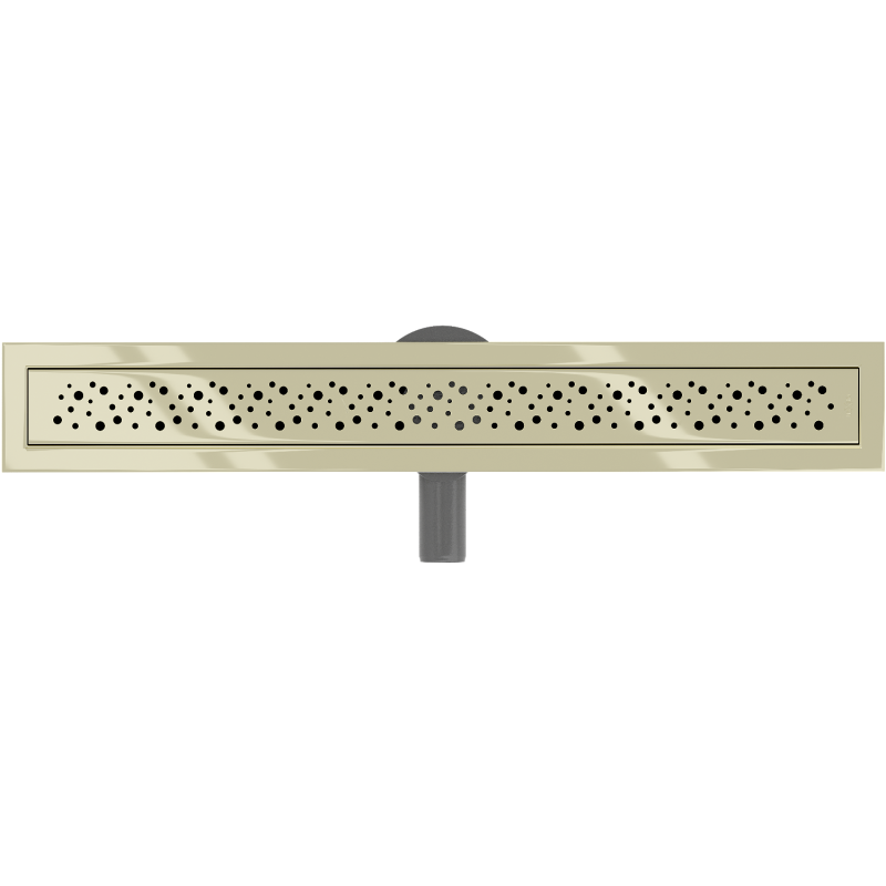 Mexen Flat 360° M12 линеен въртящ се отводнител 50 см, златен - 1521050-40