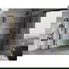 Mexen Mist H Duo сгъваем душ кабина 70 x 75 см, прозрачна, черна - 8A5-070L-075P-70-00