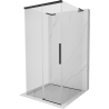 Mexen Rox-3S L душ кабина 3-стенна плъзгаща се 110 x 110 см, прозрачна, черна - 8C2L-110-110-70-00-3S