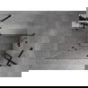 Mexen Mist H Duo душ кабина с врати 80 x 85 см, прозрачна, черна - 8A5-080L-085P-70-00