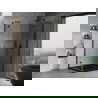 Mexen Mist H Duo душ кабина с врати 80 x 85 см, прозрачна, черна - 8A5-080L-085P-70-00