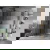 Mexen Mist H Duo душ кабина двулистна 95 x 85 см, прозрачна, черна - 8A5-095L-085P-70-00