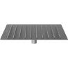 Mexen Slim дъждосвързва 25 x 25 см, графит - 79125-66