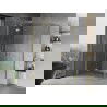 Mexen Mist H Duo душ кабина с врати 85 x 70 cm, прозрачна, златна - 8A5-085L-070P-50-00