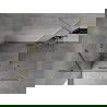 Mexen Mist H Duo душ кабина широка отваряема 85 x 75 см, прозрачна, златиста - 8A5-085L-075P-50-00