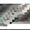 Mexen Mist H Duo Душ кабина с отваряеми врати 90 x 75 см, прозрачна, златна - 8A5-090L-075P-50-00