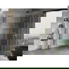 Mexen Mist H Duo сгъваема душ кабина 80 x 85 см, прозрачна, златна - 8A5-080L-085P-50-00
