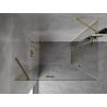 Mexen Mist H Duo въртяща се душ кабина 120 x 105 см, прозрачна, златна - 8A5-120L-105P-50-00