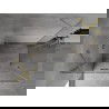 Mexen Mist H Duo отваряема душ кабина 90 x 70 см, прозрачна, матиранo злато - 8A5-090L-070P-55-00