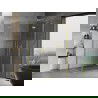 Mexen Mist H Duo душ кабина с отварящи се врати 80 x 120 см, прозрачна, златно матова - 8A5-080L-120P-55-00