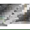 Mexen Mist H L Duo душ кабина с врати 90 x 90 cm, прозрачен, хром - 8A5L-090L-090P-01-00