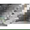 Mexen Mist H L Duo отваряща се душ кабина 80 x 75 см, прозрачна, хром - 8A5L-080L-075P-01-00