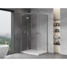 Mexen Mist H L Duo душ кабина с отварящи се врати 110 x 105 см, прозрачна, хром - 8A5L-110L-105P-01-00