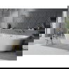 Mexen Oval Slim свободностояща до стената вана 170 x 80 см, бяла, хром - 52661708000-01