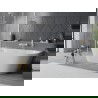 Mexen Oval Slim самостоятелна облицовка за вана 170 x 80 см, бяла, бял преливник - 52661708000-20