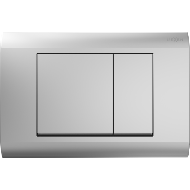 Mexen Fenix 01 бутон за изплакване, матиран хром - 600102