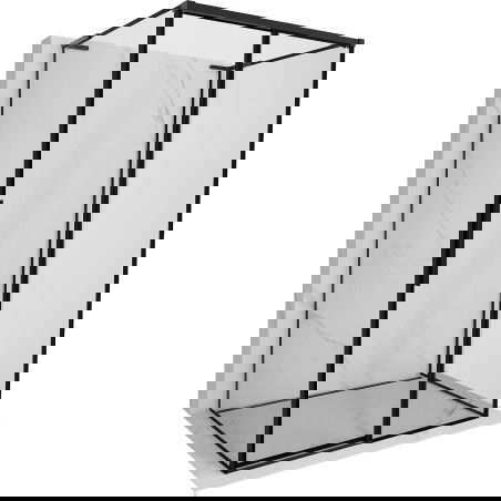 Mexen Rox-3S L триизмерна плъзгаща се душ кабина дясна 140 x 70 cm, черна рамка, черна - 8C2L-140-070-70-70-3S-P