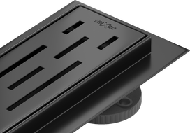 Mexen Flat 360° M01 въртящ се линеен сифон 90 см, черен - 1720090-40