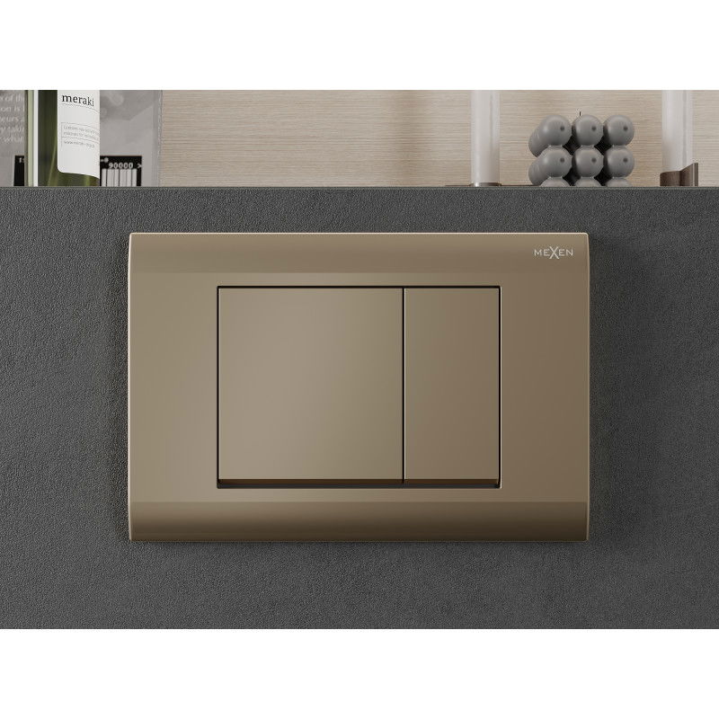 Mexen Fenix 01 бутон за промиване, златен шампанско - 600104